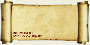 Janoš Vesković vizit kartica